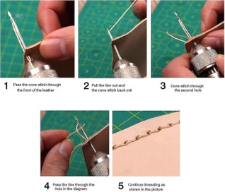 Listing 3 of 4 for Leather Sewing Tool Kit