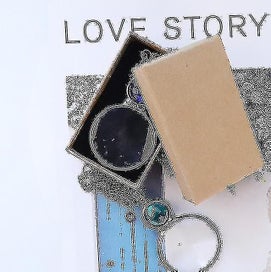 Listing 3 of 4 for Magnifying Glass Necklace Gift, Reading Magnifying Glass Pendant Necklace For El