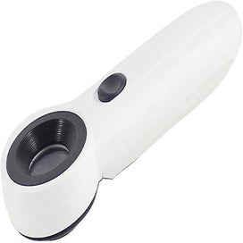 Listing 1 of 5 for High Power 40x Lighted Magnifying Glass Hand Held Magnifier (style 1)
