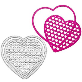 Listing 2 of 3 for Heart Love Metal Cutting Dies Stencil Scrapbooking Diy Album Stamp Paper Card