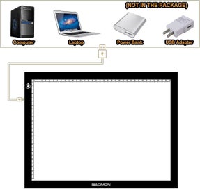 Listing 4 of 5 for LED Light Box Drawing Board Pad