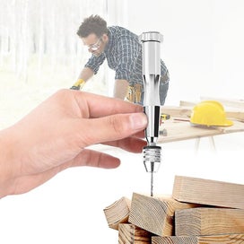 Listing 2 of 4 for Hand Drill Hand, Silver Color 0.3 Mm &amp; 3.6mm To Twist Drill Chuck Reach Hand