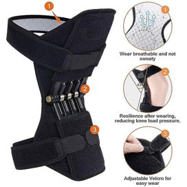 Listing 5 of 5 for Power Knee Support Brace Spring Knee Brace, 1pair Patella Booster Spring Knee Br