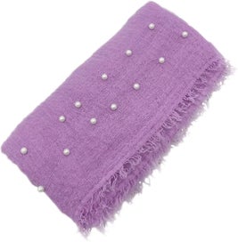 Listing 2 of 5 for Newborn Photography Wrap | Handmade Pearl Decor Wrap Blanket For Baby Photo Prop