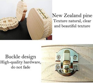 Listing 4 of 5 for Tooth Box Baby Teeth Boy, Heilwiy Baby Tooth Box Made Of Wood, Heilwiy Baby Toot