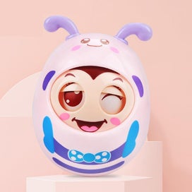 Listing 2 of 2 for Baby Cartoon Rattles Tumbler Doll With Swivel Eyes Infants Fun Bells Music Toys