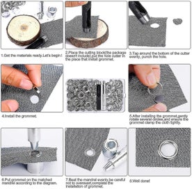 Listing 3 of 3 for Grommet Eyelets Tool Kit