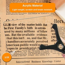 Listing 2 of 5 for Handheld Magnifying Glass, 3.5x Lighted Magnifying Glasses With 4 Led Lights, 2