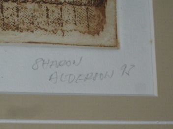 Listing 13 of 20 for Sharon Alderson - Bear Series - Four Individual Berr Drawings - Impressed Paper