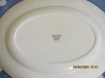 Listing 10 of 16 for Patricia Rose Large Platter/Server, 1932 - 1964, 36 cm, Pattern 1657, EX