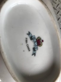 Listing 8 of 11 for SAJI Fine China - Limoges style long dish with gold gilding - Vintage