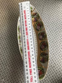 Listing 2 of 11 for SAJI Fine China - Limoges style long dish with gold gilding - Vintage