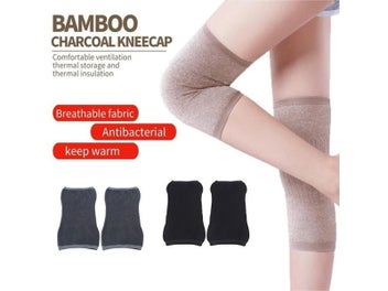 Listing 4 of 10 for 1 Pair Cashmere Warm Kneepad Wool Knee Support Men And Women Cycling Lengthen