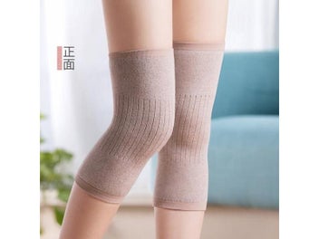 Listing 5 of 10 for 1 Pair Cashmere Warm Kneepad Wool Knee Support Men And Women Cycling Lengthen