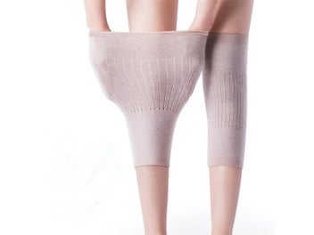 Listing 6 of 10 for 1 Pair Cashmere Warm Kneepad Wool Knee Support Men And Women Cycling Lengthen