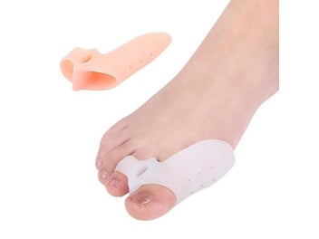Listing 3 of 10 for Big Toe Straightener Thumb Valgus Protector Silicone Gel Foot Fingers Toe