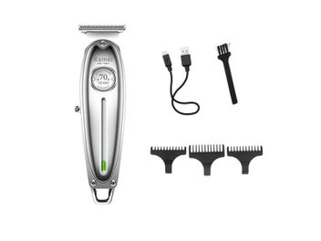 Listing 6 of 10 for Kemei 1949 All-Metal Hair Trimmer Professional Clipper For Barber Rechargeable
