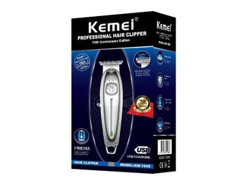Listing 8 of 10 for Kemei 1949 All-Metal Hair Trimmer Professional Clipper For Barber Rechargeable