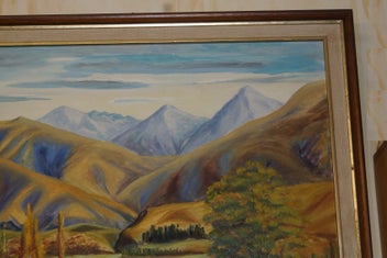 Listing 5 of 19 for N. Kempthorne 71 _________Landscape Painting. Hereford cattle. Wooden Gate.