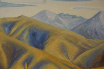 Listing 17 of 19 for N. Kempthorne 71 _________Landscape Painting. Hereford cattle. Wooden Gate.