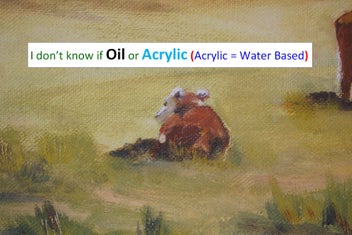 Listing 11 of 19 for N. Kempthorne 71 _________Landscape Painting. Hereford cattle. Wooden Gate.