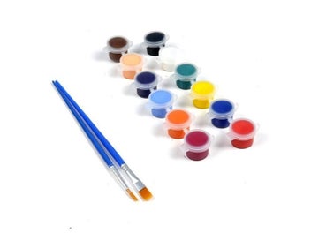 Listing 7 of 10 for Children Handmade DIY Painting Christmas Biscuit House Festival Decorations