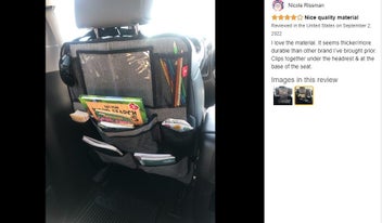 Listing 5 of 19 for Car Seat Organizer Storage Bag Pockets Snacks Drinks *Over Stocked*