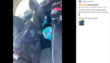 Listing 9 of 19 for Car Seat Organizer Storage Bag Pockets Snacks Drinks *Over Stocked*