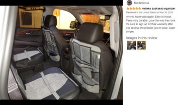 Listing 11 of 19 for Car Seat Organizer Storage Bag Pockets Snacks Drinks *Over Stocked*