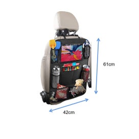Listing 16 of 19 for Car Seat Organizer Storage Bag Pockets Snacks Drinks *Over Stocked*