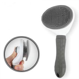 Listing 2 of 7 for Pet Hair Removal Brush Dog Hair Comb Stainless Steel Automatic Hair