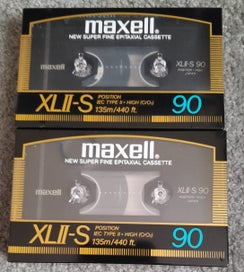 Xlii 90 High Bias Audio Cassette Tape -5-Pack
