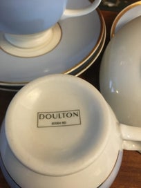Listing 4 of 7 for Royal Doulton Bruce Oldfield designer cups and saucers x 6
