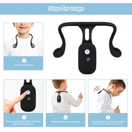 Listing 10 of 10 for Posture Corrector Device Training Realtime Scientific Back Neck Hump Adult Kid