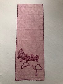 Listing 7 of 20 for Vintage Japanese Shibori Chrysanthemum Silk Kimono Panel Fabric Piece