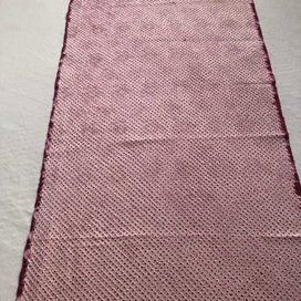 Listing 8 of 20 for Vintage Japanese Shibori Chrysanthemum Silk Kimono Panel Fabric Piece