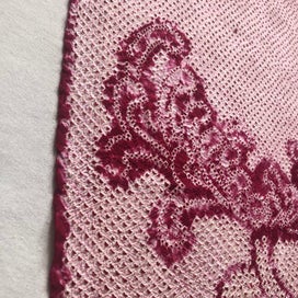 Listing 10 of 20 for Vintage Japanese Shibori Chrysanthemum Silk Kimono Panel Fabric Piece