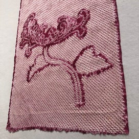 Listing 12 of 20 for Vintage Japanese Shibori Chrysanthemum Silk Kimono Panel Fabric Piece