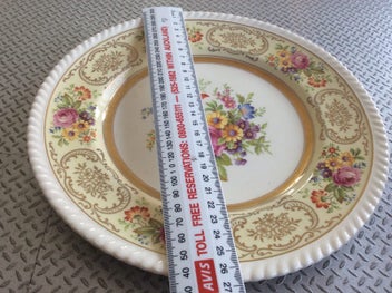 Listing 3 of 8 for Cake Plate - Johnson Brothers England ‘Old English’ 1940’s- Vintage beauty