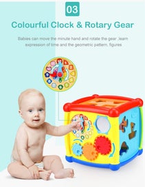 Listing 4 of 19 for Baby Activity Cube 6-in-1 Learning Toy Set