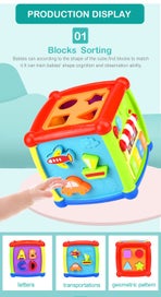 Listing 7 of 19 for Baby Activity Cube 6-in-1 Learning Toy Set