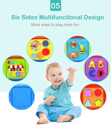 Listing 11 of 19 for Baby Activity Cube 6-in-1 Learning Toy Set