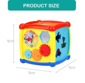 Listing 14 of 19 for Baby Activity Cube 6-in-1 Learning Toy Set