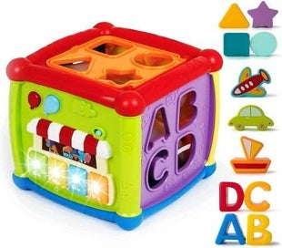 Listing 16 of 19 for Baby Activity Cube 6-in-1 Learning Toy Set