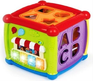 Listing 19 of 19 for Baby Activity Cube 6-in-1 Learning Toy Set