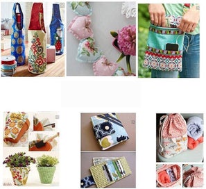 Listing 19 of 20 for 10 Style Fabric Patchwork Bundle 100% Cotton 50x50cm G0652MZ0