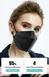 Listing 7 of 17 for 10 FACE MASKS FFP2 2163 NR THIS LIMITED TIME SALE - ROYAL BLUE - $1 BUY NOW