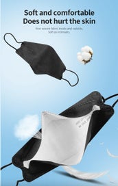 Listing 12 of 17 for 10 FACE MASKS FFP2 2163 NR THIS LIMITED TIME SALE - ROYAL BLUE - $1 BUY NOW