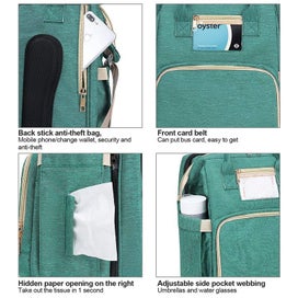 Listing 16 of 18 for Baby Cot Travel Bassinet Nappy Bag Backpack E0414GN0