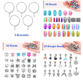 Listing 6 of 9 for Jewellery Making Supplier Charm Bracelet Necklace Pendant Making Kit I1315MZ0